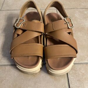 ESC women’s sandals tan eu size 38